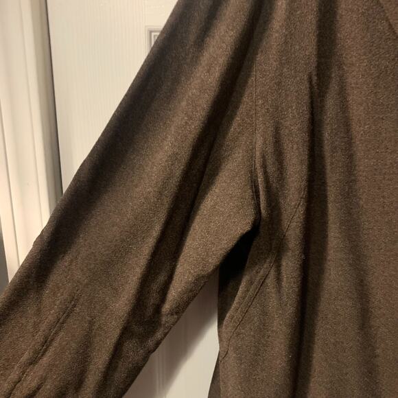 J. Jill Women's Viscose Wool Jacket Plus Size 20 Brown Stretch Relaxed Career - Picture 4 of 7